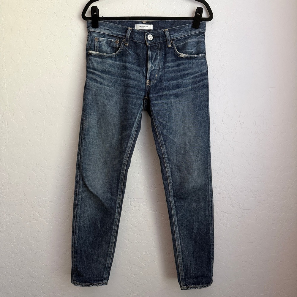 Moussy‎ Vintage Women's 100% Cotton Denim Jeans Sz 26